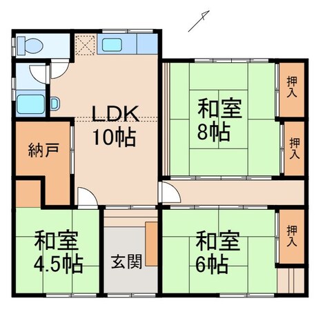 一戸建15776の物件間取画像